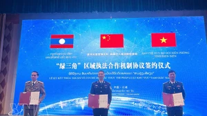 China, Laos y Vietnam ponen en marcha mecanismo de cooperación para aplicación de la ley. (Foto: VNA)