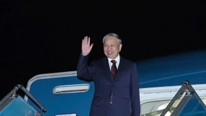 Líder partidista de Vietnam parte de Hanói para realizar visita de Estado a Corea del Norte