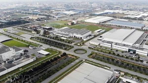 El Parque Industrial Thang Long II se encuentra en los distritos de Yen My y My Hao, en la provincia de Hung Yen. (Foto: VNA)