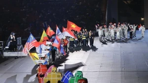 En la ceremonia de clausura de los 33º Juegos del Sudeste Asiático en Tailandia en diciembre de 2025. (Foto: VNA)