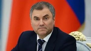 El presidente de la Duma Estatal de la Asamblea Federal de Rusia, Vyacheslav Volodin (Foto: VNA)