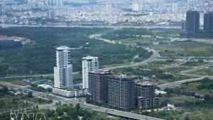 El mercado inmobiliario en la zona este de Ciudad Ho Chi Minh. (Foto: VNA)