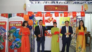 La inauguración del pabellón de Vietnam. (Foto: VNA)