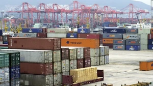 Puerto de carga de Busan (Corea del Sur). (Foto: VNA)