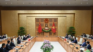 Escena del evento (Foto: Nhan Dan)