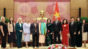 Delegados participantes en la cita (Foto: VNA)