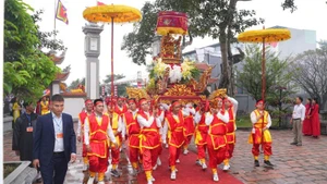 Procesión tradicional en el Festival. 