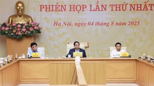 El primer ministro vietnamita, Pham Minh Chinh, en el evento. (Foto: VNA)