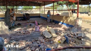 Un hospital dañado tras los combates entre las Fuerzas Armadas de Sudán y las Fuerzas de Apoyo Rápido en la ciudad de El Fasher, estado de Darfur del Norte. (Foto: VNA)
