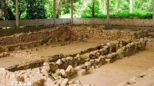 El sitio arqueológico Oc Eo - Ba The. (Foto: VNA)