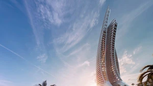 El edificio Khat Vong – Aspira Tower tiene prevista su finalización en 2027 en Hon Thom, Phu Quoc. (Foto: https://vneconomy.vn/)