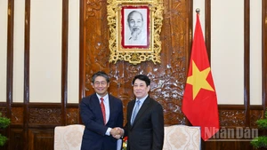 El presidente vietnamita, Luong Cuong, recibe a Ito Naoki, embajador de Japón en el país. (Foto: Nhan Dan)