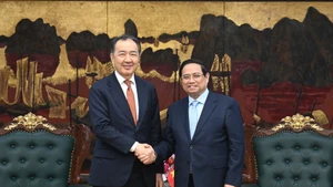 [Foto] Premier vietnamita recibe a presidente de Consejo de la Comisión Económica Euroasiática