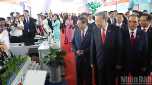 [Foto] Espacio expositivo en primera Asamblea del Comité del PCV en Ciudad Ho Chi Minh