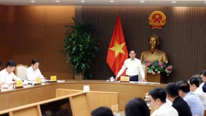 En la primera reunión del Comité Directivo para la Apertura a la Firma de la Convención de las Naciones Unidas contra el Ciberdelito y eventos relacionados en Vietnam el 13 de octubre (Foto: VNA)