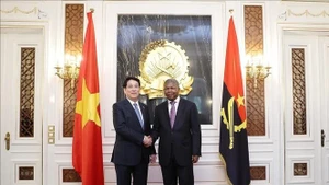 El presidente de Vietnam, Luong Cuong, (izquierda) y su homólogo angoleño, João Manuel Gonçalves Lourenço (Foto: VNA)