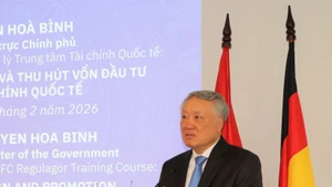 El viceprimer ministro permanente Nguyen Hoa Binh en el evento. (Foto: VNA)