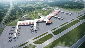 Perspectiva del aeropuerto de Phu Quoc, que se construirá próximamente. Foto: CPG Consultants