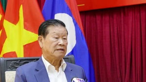 Somsavath Lengsavad, exviceprimer ministro de Laos (Foto: VNA)
