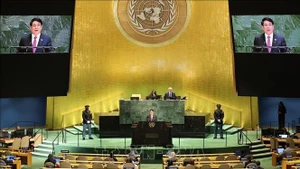 El presidente de Vietnam, Luong Cuong, interviene en el Debate General de Alto Nivel del 80º período de sesiones de la Asamblea General de las Naciones Unidas. (Foto: VNA)