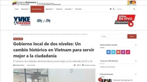 RadioMundial publica noticia sobre la reorganización del aparato estatal en Vietnam.