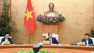 [Foto] Premier vietnamita preside sesión del Gobierno sobre elaboración legislativa en febrero