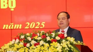 El secretario del Comité del Partido Comunista de Vietnam en Quang Ninh, Quan Minh Cuong (Foto: VNA)