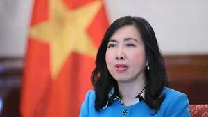 La vicecanciller vietnamita Le Thi Thu Hang. (Foto: VNA)