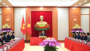 Escena del evento (Foto: Nhan Dan)