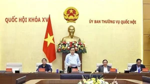 El presidente de la AN, Tran Thanh Man, preside la cita (Foto: VNA)
