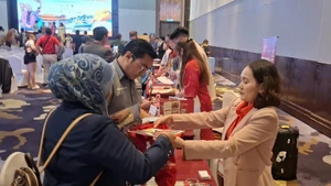 Empresas turoperadoras de ambos países intercambian oportunidades de cooperación (Foto: VNA)