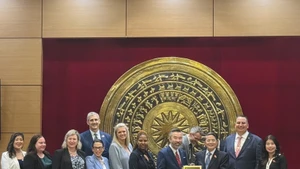 Delegados participantes en la cita (Foto: VNA)