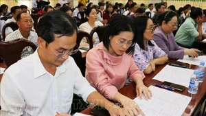 La sureña provincia vietnamita de Dong Thap avanza a buen ritmo en los preparativos para las elecciones de los diputados de la Asamblea Nacional de la XVI Legislatura (Fuente: VNA)