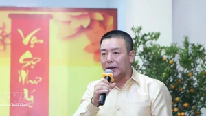 El coronel Phan Huu Thang, agregado de defensa de Hanói en Vientián. (Fuente: VNA)