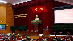 El secretario general del Partido Comunista de Vietnam, To Lam, habla en el evento (Foto: VNA)