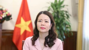 La viceministra de Relaciones Exteriores vietnamita Nguyen Minh Hang. (Foto: VNA) 