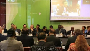 El viceministro Nguyen Hoang Hiep asiste a la Plataforma Global para la Reducción del Riesgo de Desastres (GP2025) en Ginebra, Suiza, el 4 de junio. (Foto: VNA)