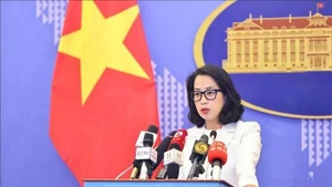 La portavoz del Ministerio de Relaciones Exteriores de Vietnam, Pham Thu Hang. (Foto: VNA)