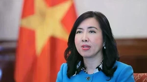 La vicecanciller vietnamita Le Thi Thu Hang. (Fuente: VNA)