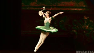Público vietnamita disfrutan de fragmentos clásicos del ballet mundial, interpretados por bailarines cubanos