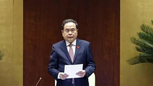 El presidente de la Asamblea Nacional de Vietnam, Tran Thanh man (Fuente: VNA) 