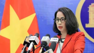 La portavoz de la Cancillería vietnamita, Pham Thu Hang (Foto: VNA) 