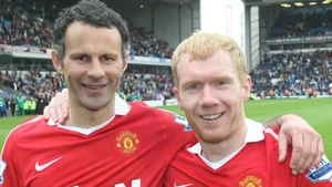 Ryan Giggs y Paul Scholes, leyendas de Manchester United. (Foto: skysports.com) 