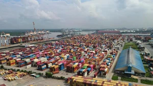 Sistema portuario de Cai Mep-Thi Vai, en Ciudad Ho Chi Minh (Foto: VNA)