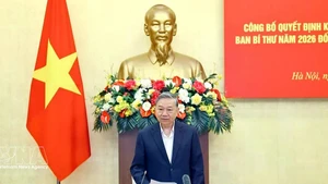 El secretario general To Lam habla en la cita (Fuente: VNA)