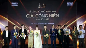En la ceremonia de lanzamiento de los 20º Premios Cong Hien y la apertura del portal de votación en Ciudad Ho Chi Minh el 5 de marzo. (Foto: VNA)