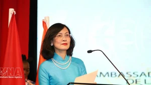 La embajadora de Vietnam en Marruecos, Le Kim Quy (Fuente: VNA)