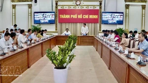 Autoridades de Ciudad Ho Chi Minh se reúnen para prepararse para la Delegación de Inspección de la Comisión Europea. (Fuente: VNA)