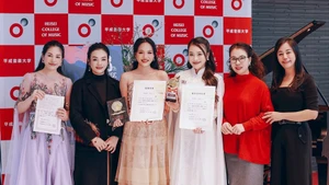 Estudiantes vietnamitas ganan numerosos premios en el Concurso Internacional de Música de Kyushu 2026.