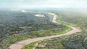 El proyecto en el río Rojo (Fuente: VNA)